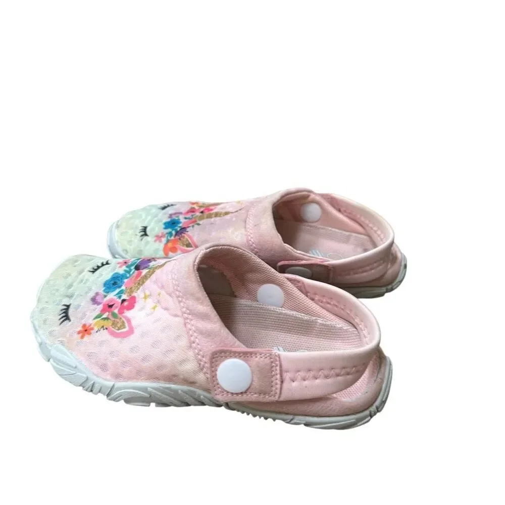 L-RUN Kids Quick Dry Athletic Sandals Pool Swim Water Shoes Beach Clog sz 29/12